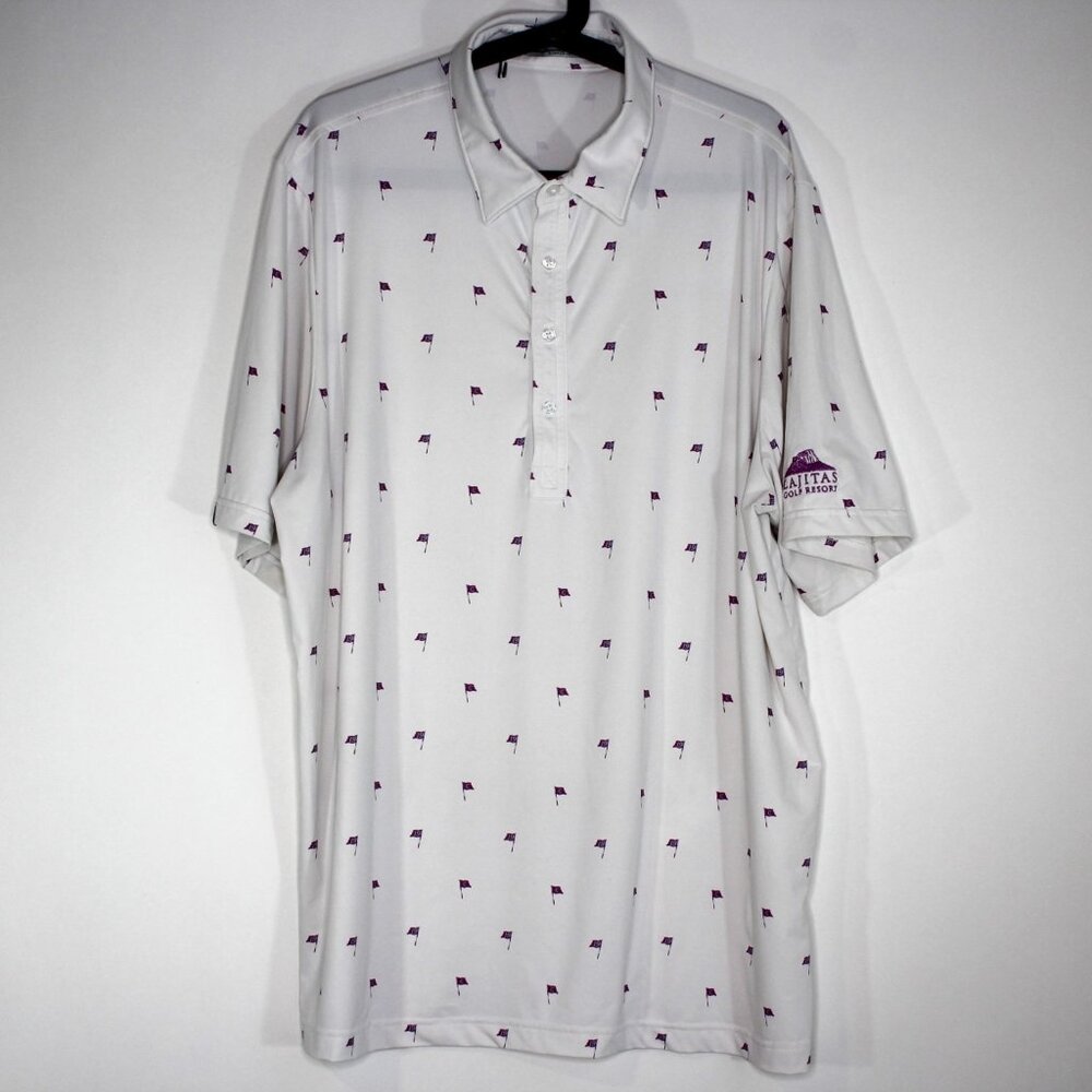 Criquet Mens XL Lajitas Golf Resort Performance Polo Shirt M1124